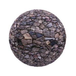 متریال دیوار سنگی خاکستری