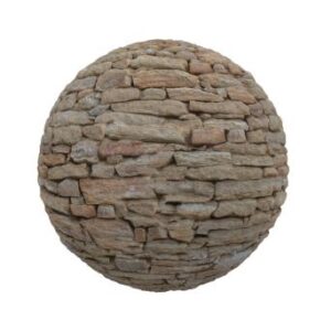 متریال سنگ دیواری رندرگیری