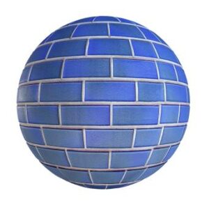 متریال سرامیک آبی D5Render