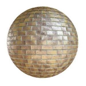 متریال آجر طلایی D5Render