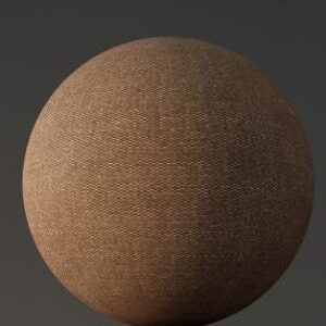 متریال پارچه قهوه‌ای D5Render