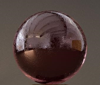 متریال شیشه قرمز D5Render