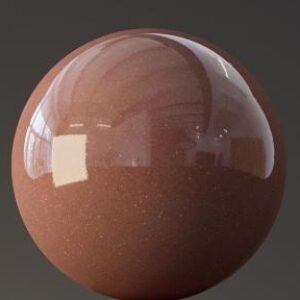 متریال سرامیک قرمز D5Render